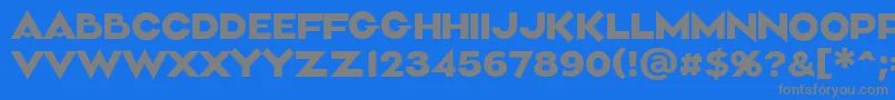 Aliment Medium Font – Gray Fonts on Blue Background