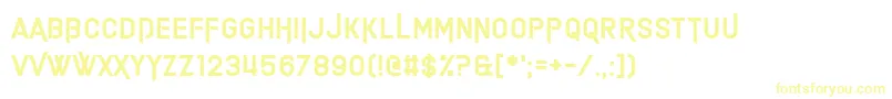 Alimony Font – Yellow Fonts