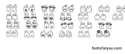 Обзор шрифта Alin Square Emoji