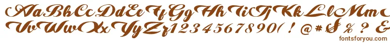 Шрифт alire – коричневые шрифты на белом фоне