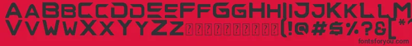 fuente alise – Fuentes Negras Sobre Fondo Rojo