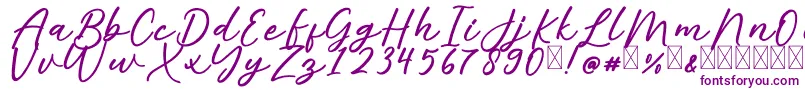 AlishaFree Font – Purple Fonts