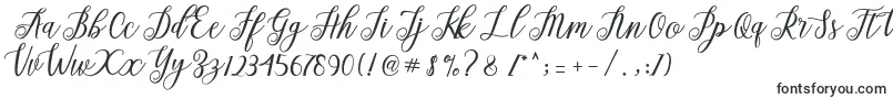 Шрифт Alista  – надписи красивыми шрифтами