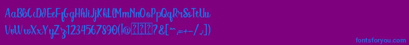 Más sobre la fuente Alitta DEMO fuente Alitta DEMO – Fuentes Azules Sobre Fondo Morado
