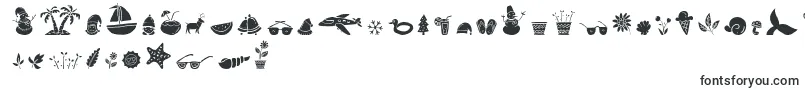 フォントAll Season Ornaments Font by Keithzo 7NTypes – OTFフォント
