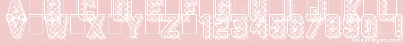 All Things Must Pass Font – White Fonts on Pink Background