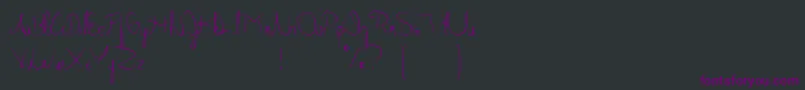 Allabamafree Font – Purple Fonts on Black Background