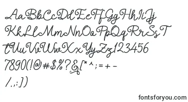 Alledahe font – calligraphic Fonts