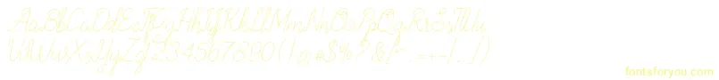 allexandrea Font – Yellow Fonts