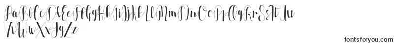 Allia-fontti – Käsinkirjoitetut fontit