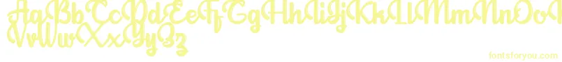 Allianta Personal Use Only Font – Yellow Fonts