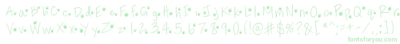 Pawprints Font – Green Fonts