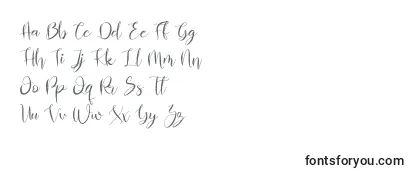 Almahira Script Font