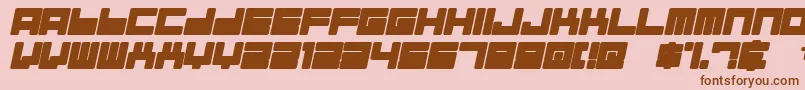 ALMAI    Font – Brown Fonts on Pink Background