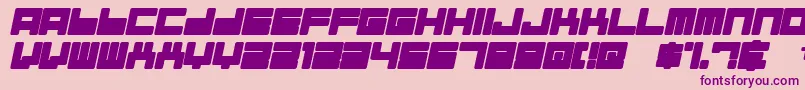 ALMAI    Font – Purple Fonts on Pink Background