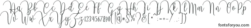 Шрифт Almonds – каллиграфические шрифты