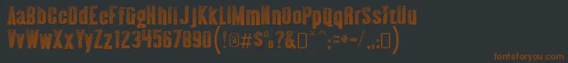 almonte woodgrain Font – Brown Fonts on Black Background