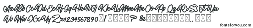 Czcionka AlmonthyMirotas – napisy pięknymi czcionkami