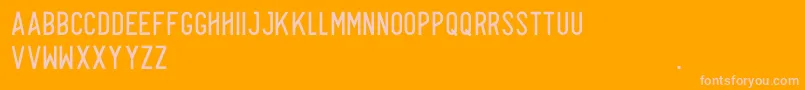 Police Alpha Medium – polices roses sur fond orange