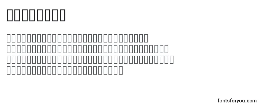 AlphaCar (119263)-fontti