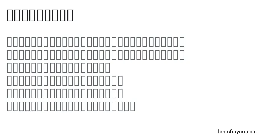 Czcionka AlphaRope (119272) – alfabet, cyfry, specjalne znaki