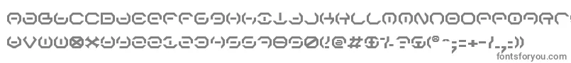 フォントAlphav2 – 白い背景に灰色の文字