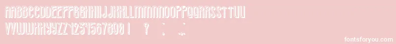 Already Font – White Fonts on Pink Background