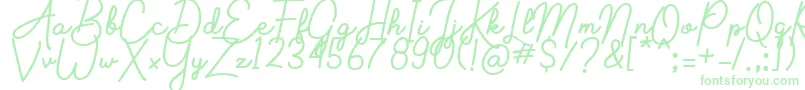 Aluria Font – Green Fonts