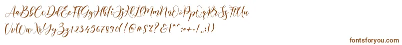 Alyanda Font – Brown Fonts