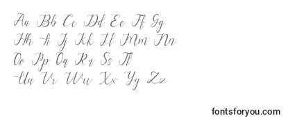 Alysa scrip Font