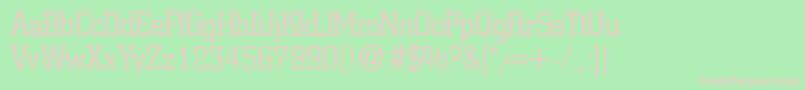 CitonlightdbNormal Font – Pink Fonts on Green Background