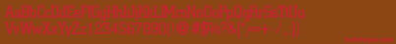 CitonlightdbNormal Font – Red Fonts on Brown Background