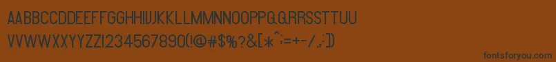 Amare Font – Black Fonts on Brown Background