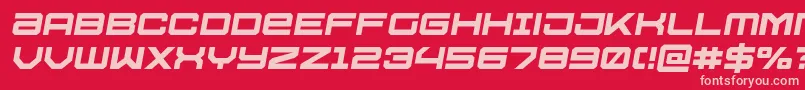 Ussdallassemital Font – Pink Fonts on Red Background