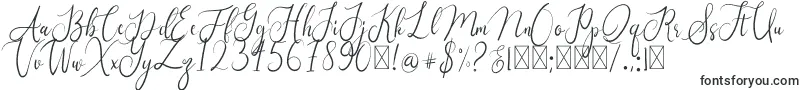 Шрифт Amaterasu – каллиграфические шрифты