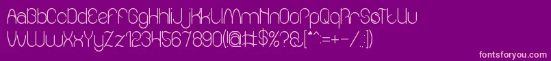 Amazing sound Font – Pink Fonts on Purple Background