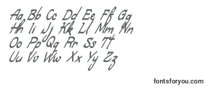 Schriftart AmbarawaScript