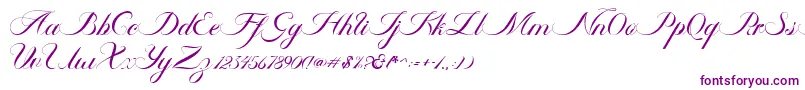 Ambergris Script Free Personal-fontti – violetit fontit