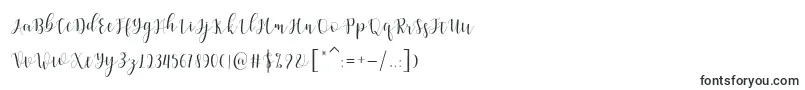 Шрифт Amelisa – шрифты для подписи