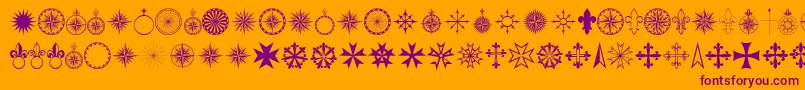 AMENDED PRCORN   Font – Purple Fonts on Orange Background