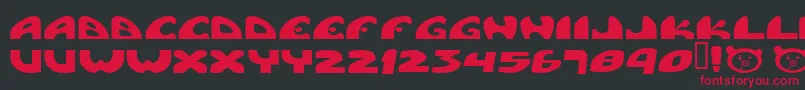 fuente Pigpen – Fuentes Rojas Sobre Fondo Negro