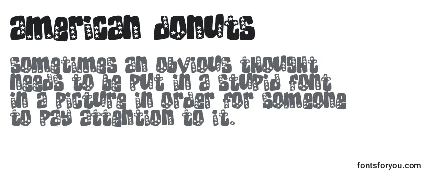 フォントAmerican Donuts