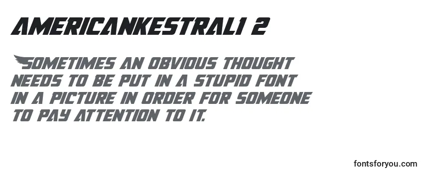 Americankestral1 2 Font