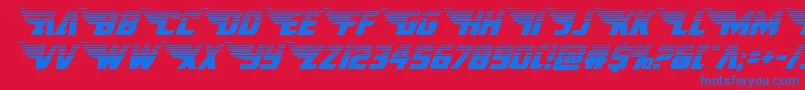 americankestralhalf1 2フォントについての詳細 フォントamericankestralhalf1 2 – 赤い背景に青い文字