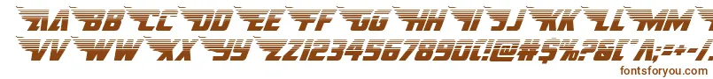 americankestralhalf1 2 Font – Brown Fonts on White Background