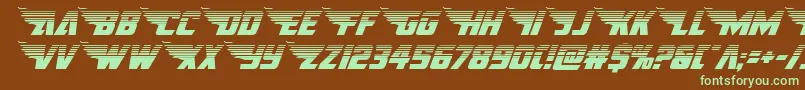 Шрифт americankestralhalf1 2 – зелёные шрифты на коричневом фоне