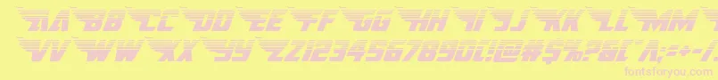 Шрифт americankestralhalf1 2 – розовые шрифты на жёлтом фоне