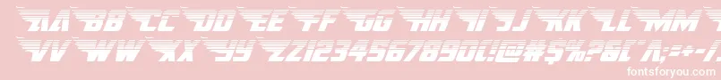 americankestralhalf1 2 Font – White Fonts on Pink Background
