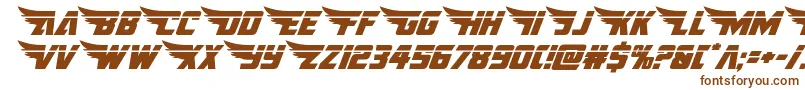 Шрифт americankestrallaser1 2 – коричневые шрифты на белом фоне