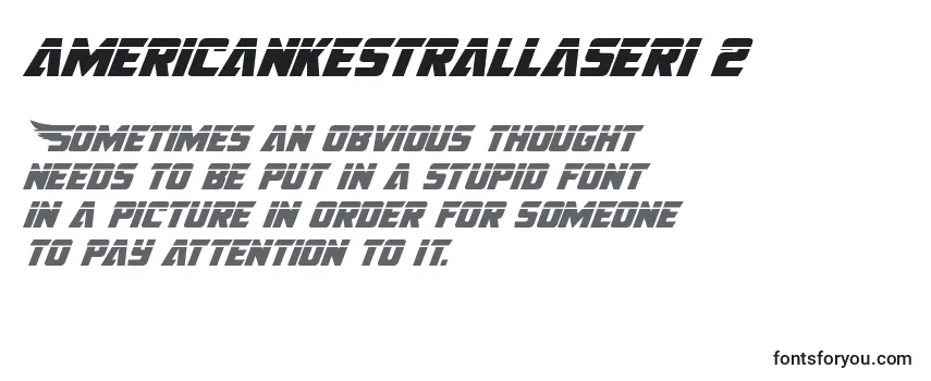 Review of the Americankestrallaser1 2 Font